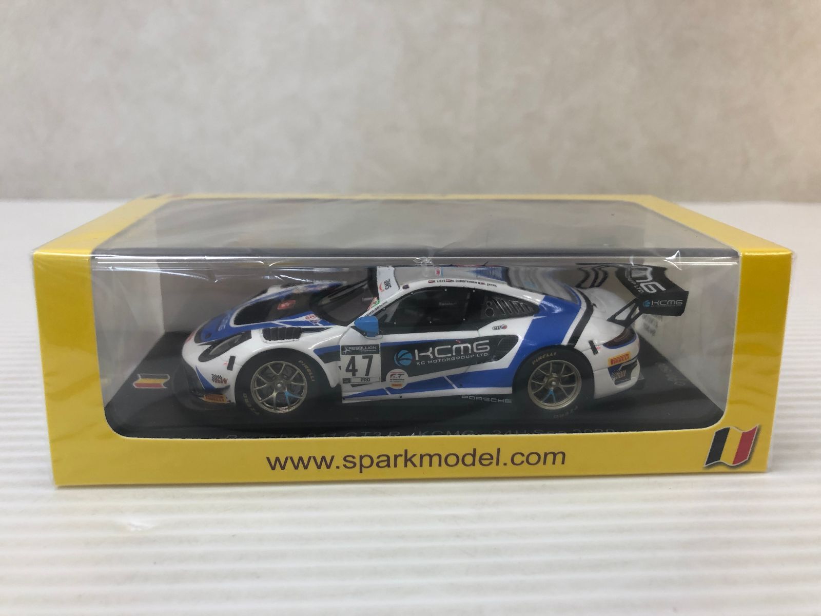 スパーク 1|43 Porsche 911 GT3 R No.47 KCMG 24H Spa 2020 SB379 smmini086562