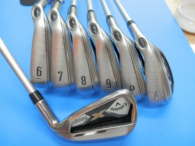 【良品】キャロウェイXR アイアンセット　6本　フレックスS カーボンシャフト ♪キャロウェイXR♪アイアンセット・カーボンS 良品】キャロウェイXR