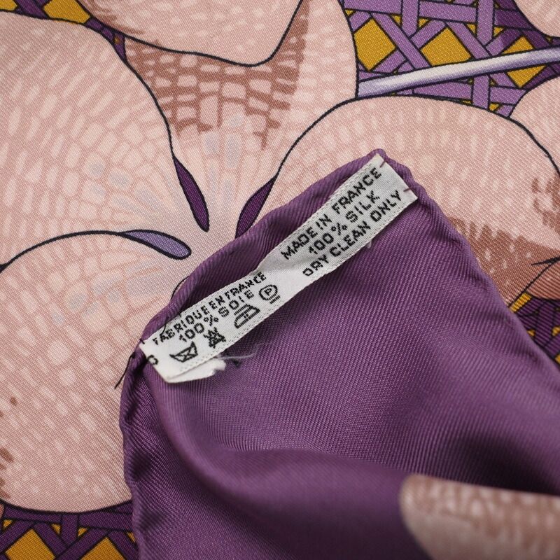 HERMES エルメス SOUVENIRS D'ASIE/アジアの想い出 カレ90 スカーフ