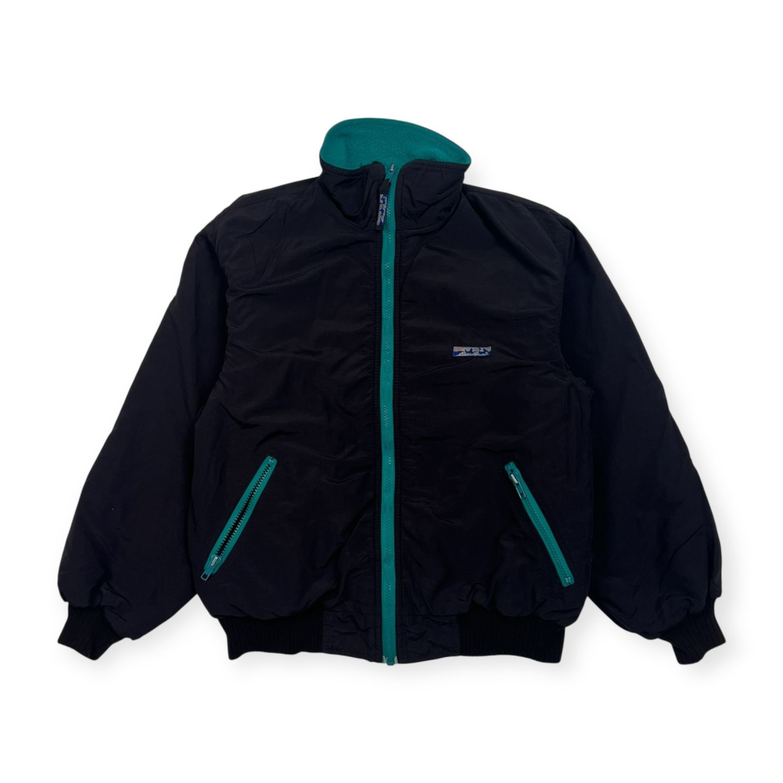 80s eddie bauer ナイロン　フリース　ジャケット 80s USA製 EddieBauerエディーバウアー フリースライナー ナイロン