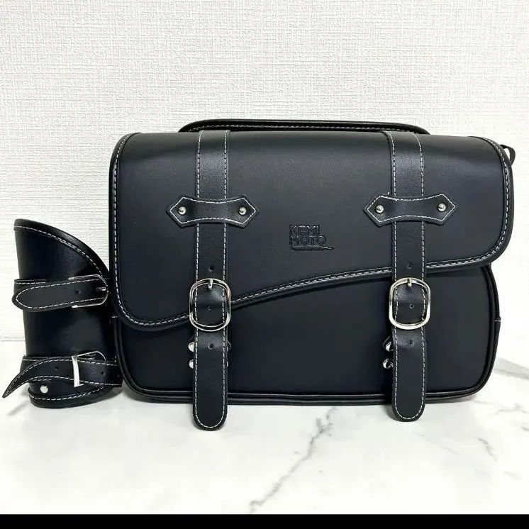 汎用品 サイドバッグ 10L バイク オートバイ クラシック レトロ