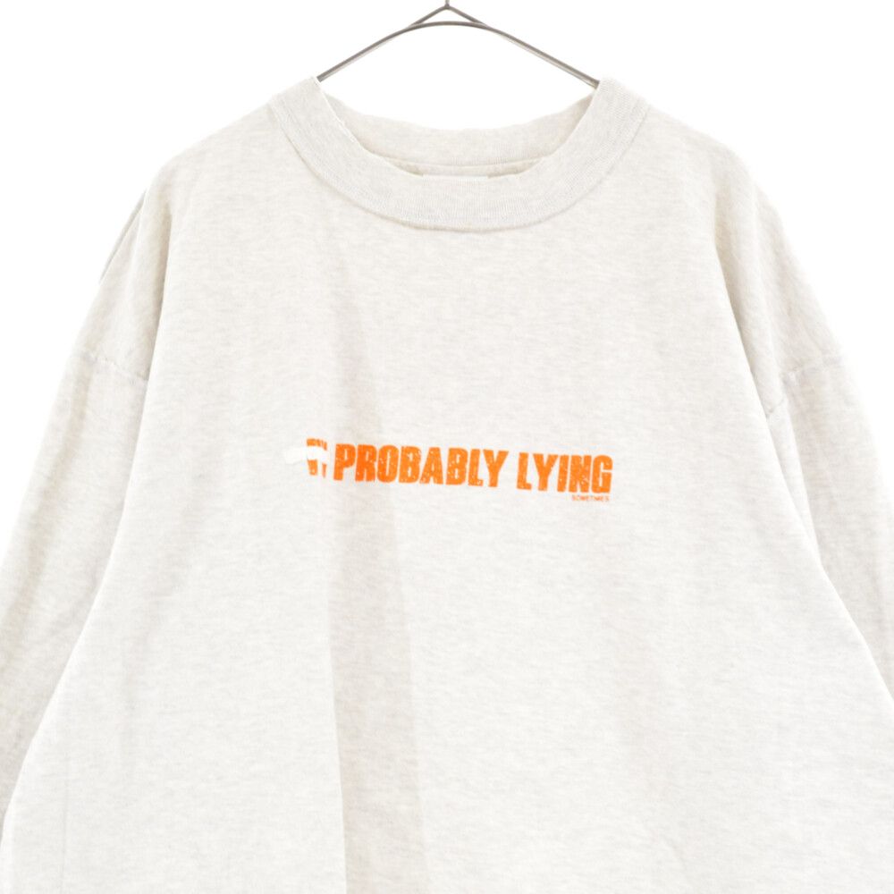 VETEMENTS (ヴェトモン) 18AW Insideout Longsleeve Graphic Tee