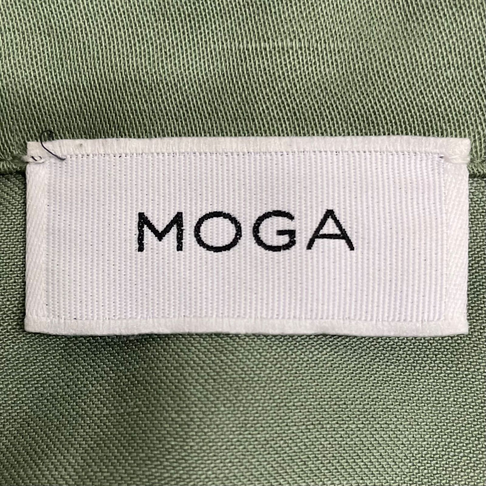 MOGA モガ テンセルサテンシャツドレス ロングワンピース ドレス