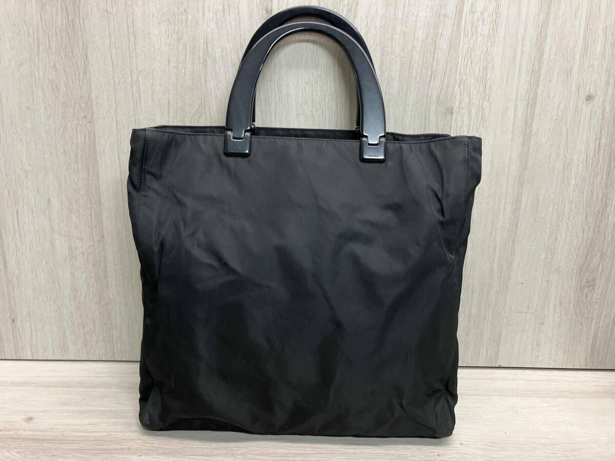 PRADA 7 ナイロン ハンドバック ブラック プラダ A4サイズ 【公式通販】