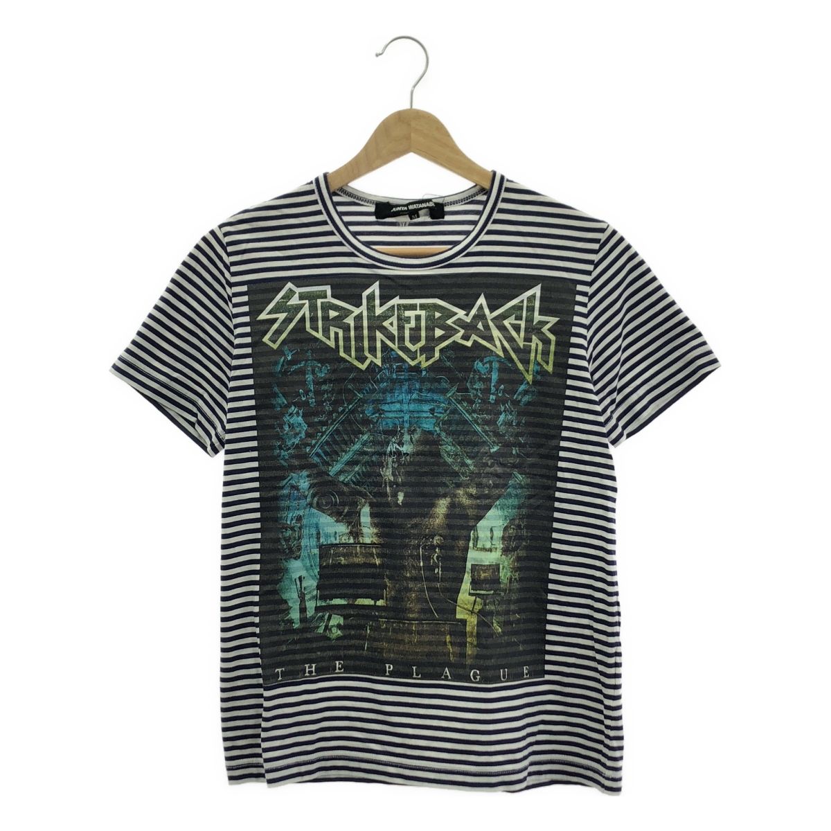 JUNYA WATANABE COMME des GARCONS / ジュンヤワタナベ | 2019SS | STRIKE BACK プリント Tシャツ | S | ホワイト | レディース JUNYA WATANABE COMME des GARCONS / ジュンヤワタナベ | 2019SS