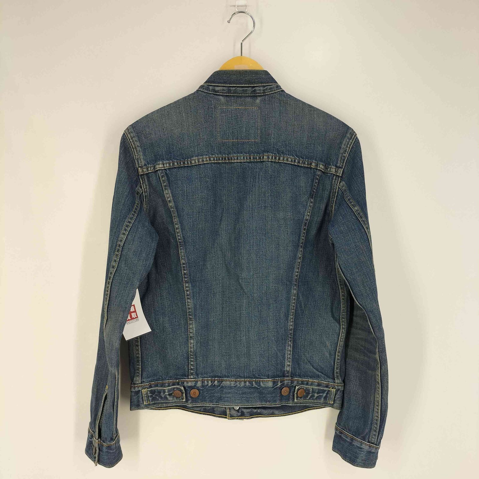 NewVintage古着03'年製メキシコ製リーバイスデニムジャケット 90s メキシコ製 Levi'sリーバイス 70598 デカパッチ デニム