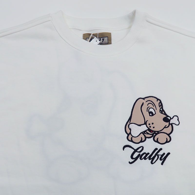 ガルフィー トレーナー GALFY 131081 白 黒 赤 ヤンキー
