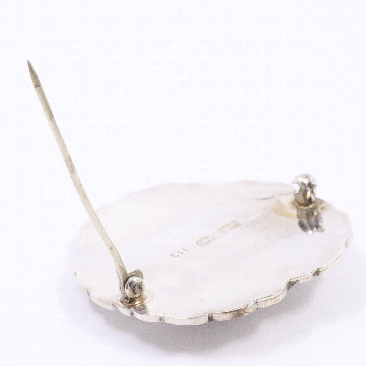 GEORG JENSEN ジョージジェンセン 113 フラワーモチーフ ブローチ