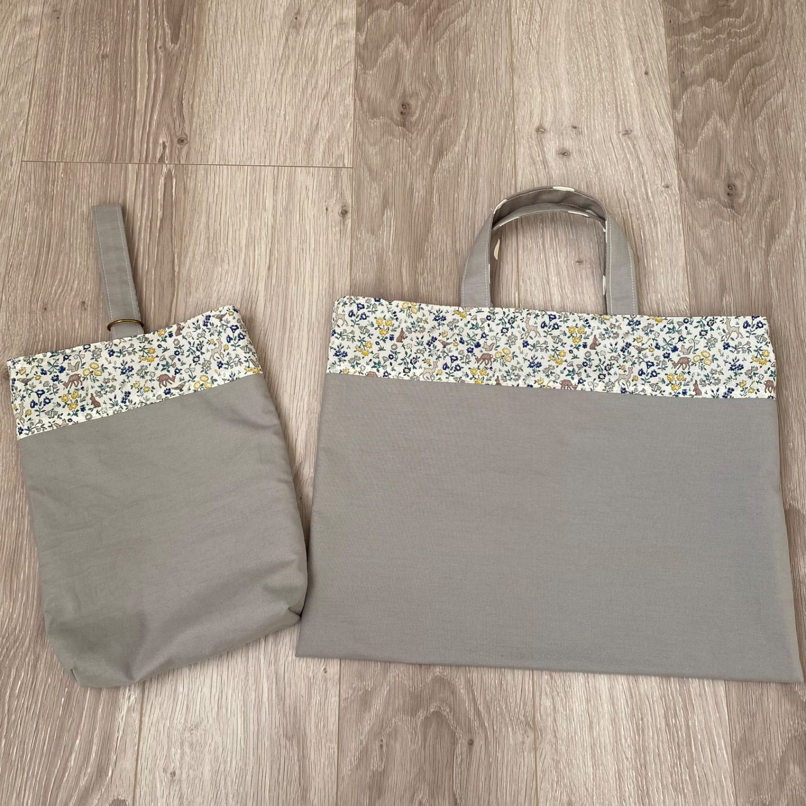 ハンドメイド リバティ メドゥテイルズ*BY 入園入学セット☆ねこ