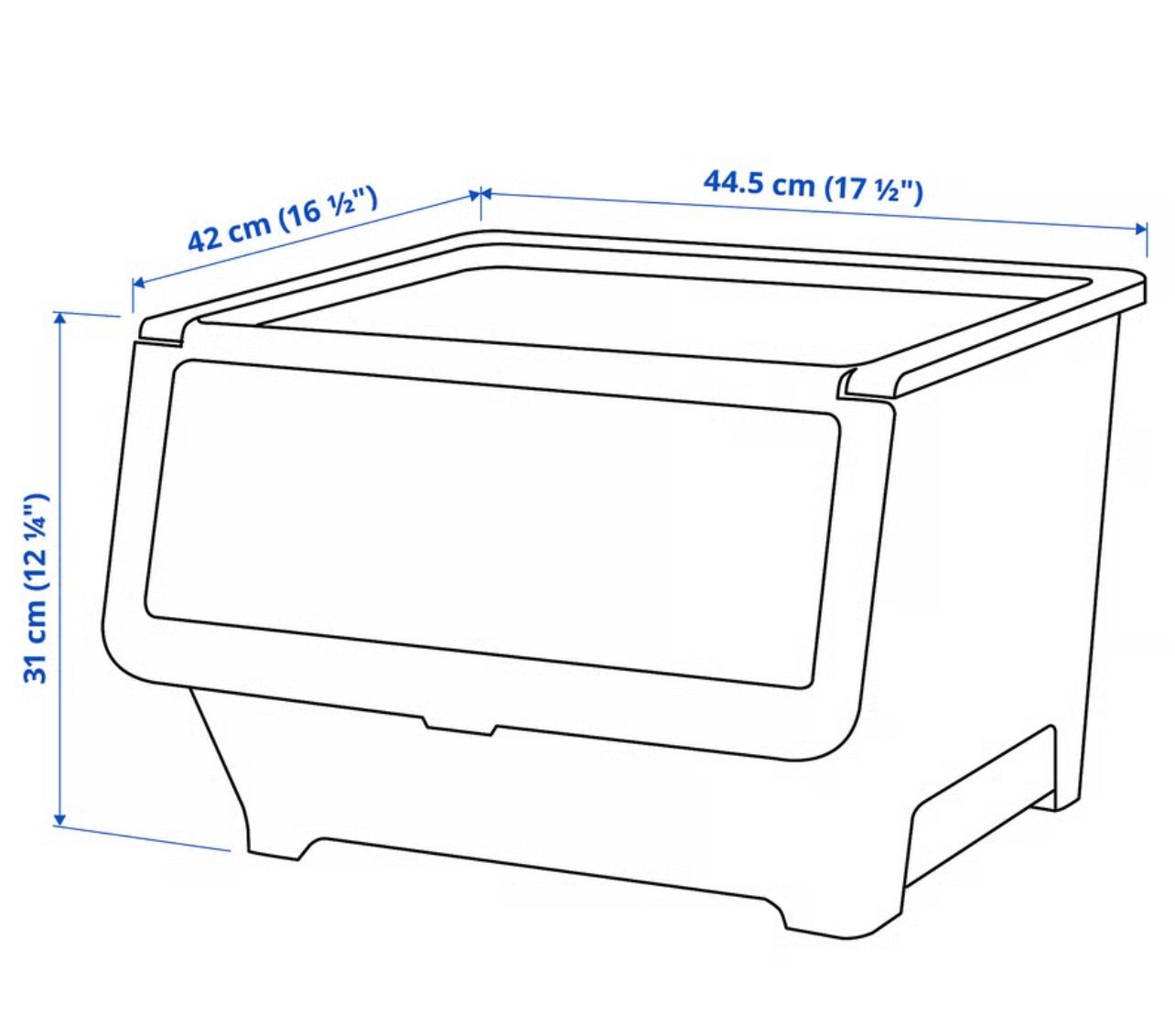 収納ボックスM サイズ 5個セット MARWIL-DEMENAGEMENTS_CH