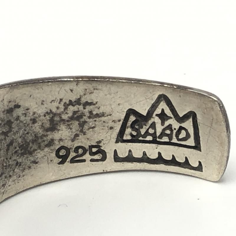 インディアンジュエリー　バングル　シルバー　SAAD 中古】SAAD インディアン バングル シルバー サード 925[10
