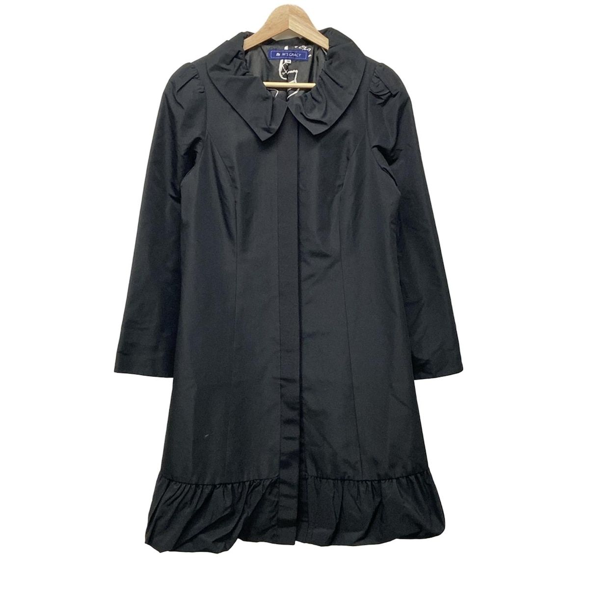 M'S GRACY ブラック長袖アウター38 M'S GRACY(エムズグレイシー) コート サイズ38 - 黒 長袖/冬 - メルカリ