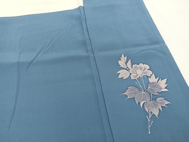 平和屋着物●上質な色無地　錆御納戸色　正絹　逸品　BAAU7090gt 平和屋着物○上質な色無地 錆御納戸色 正絹 逸品 BAAU7090gt - メルカリ