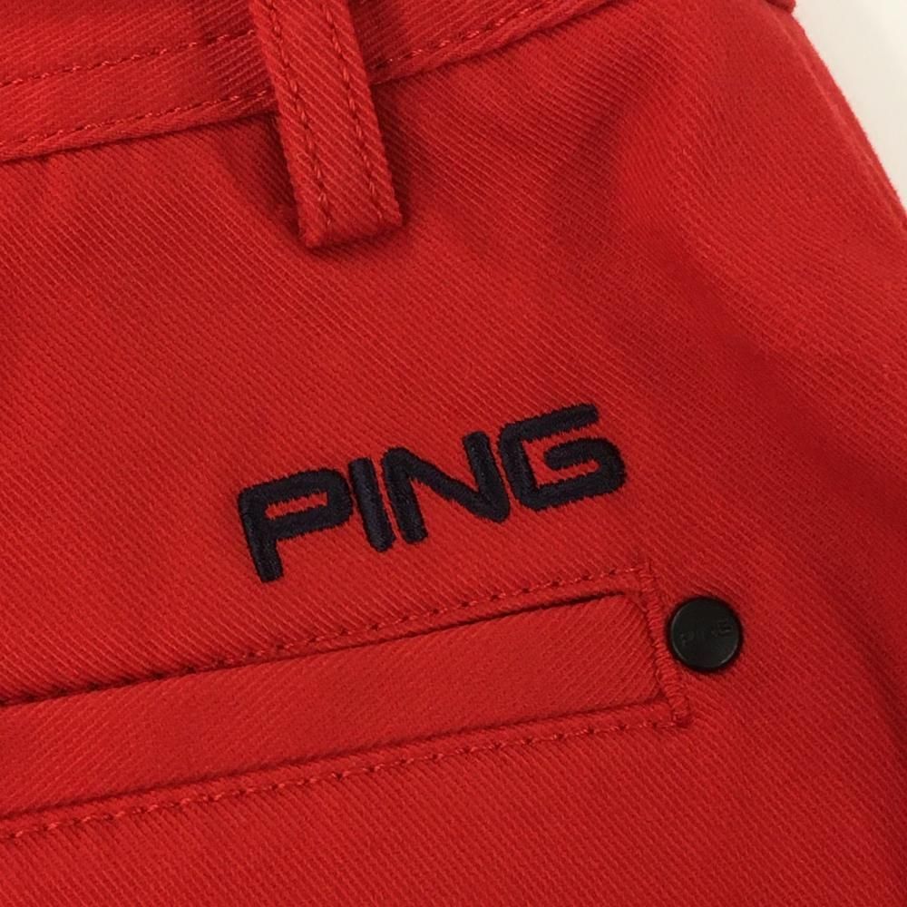 超美品】ピン スカート レッド シンプル ストレッチ レディース