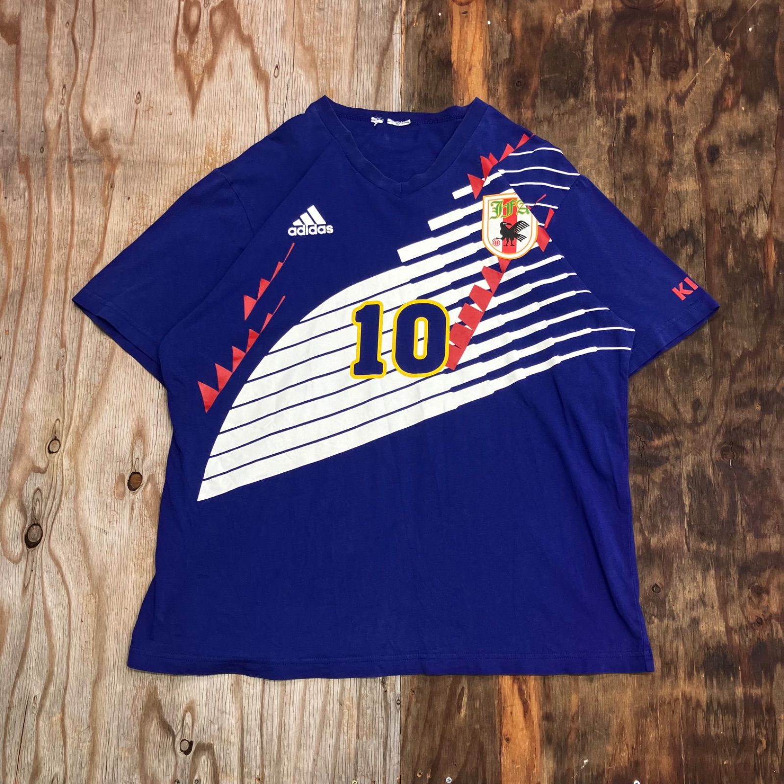 【adidas】激レア 90s ドーハの悲劇 サッカー日本代表 美品 日本代表 adidas サッカー ユニフォーム ドーハの悲劇 10番