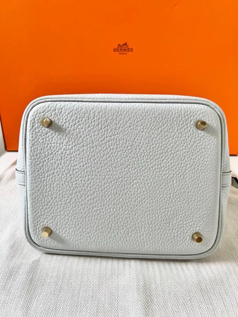 神スペック☆エルメス Hermes ピコタンロック MM ブルーペール 