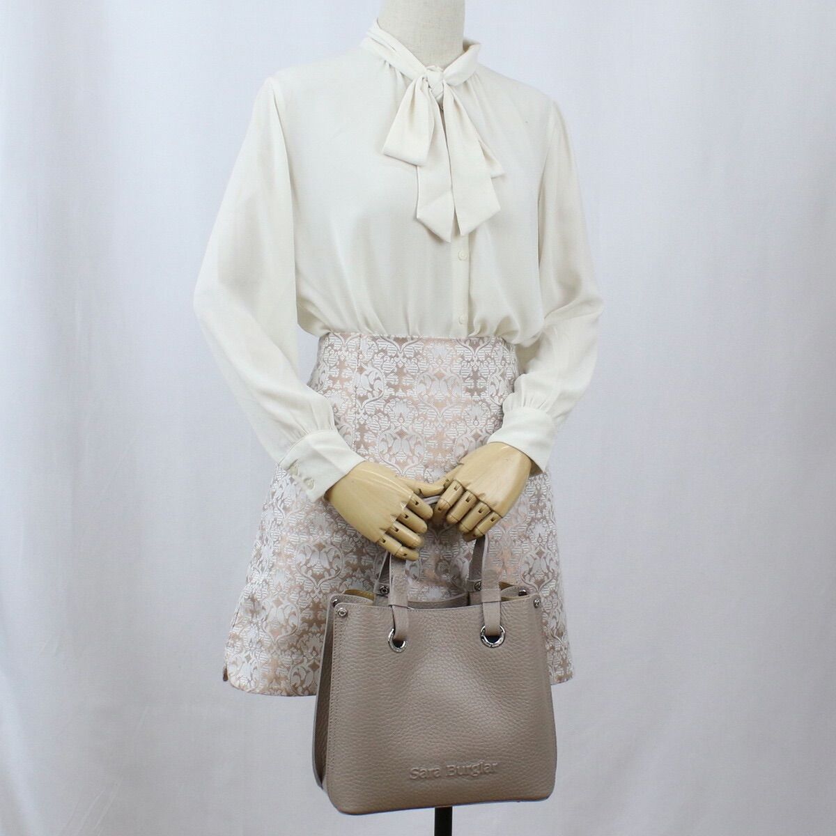 サラバーグラー Sara Burglar トートバッグ ブランド 2303 TAUPE グレー系 bag-01