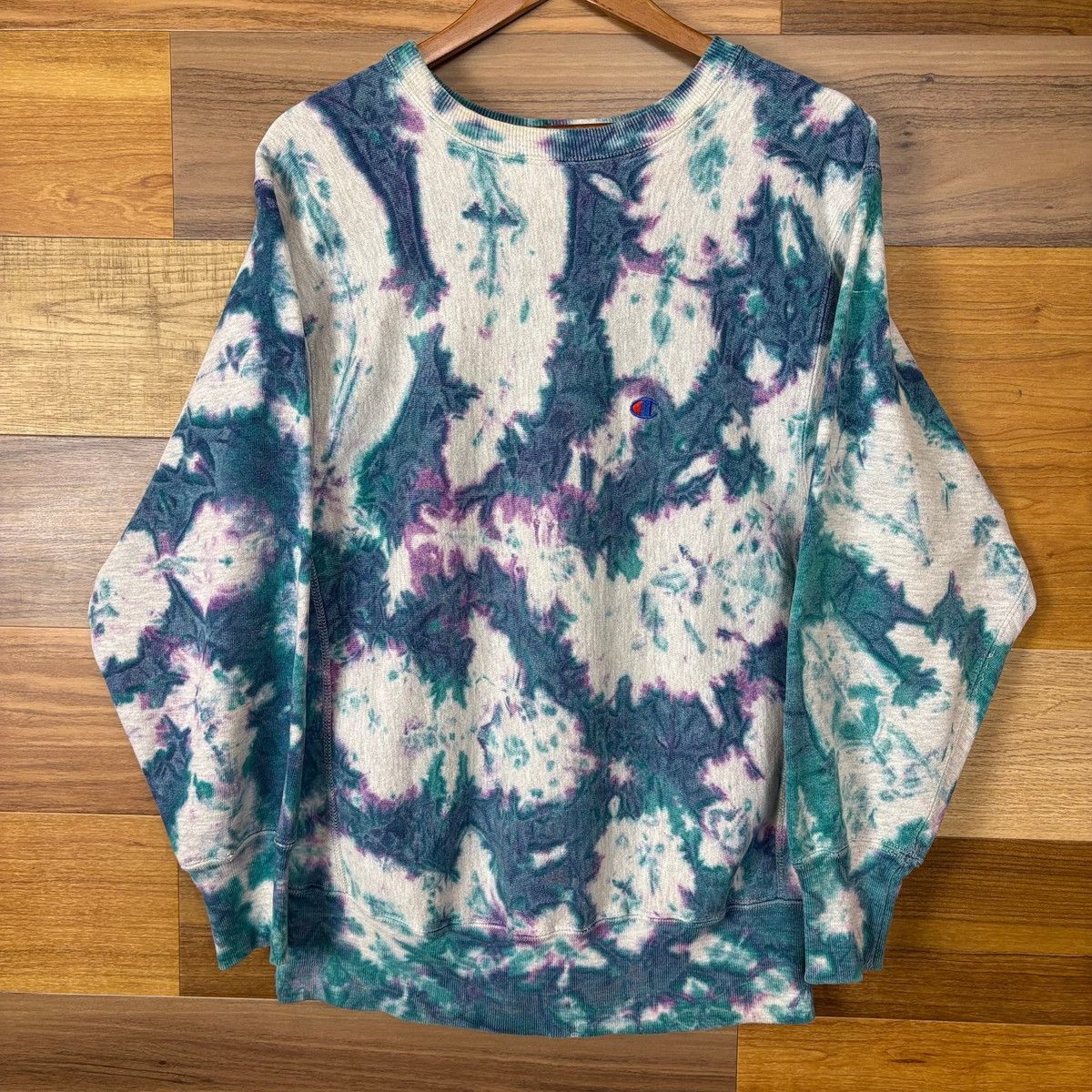 ブリーチ染め USA製 90s Champion Reverse Weave チャンピオン