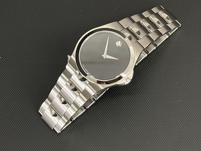 展示品 動作保証 MOVADO 84 E7 1850 モバード ステンレス