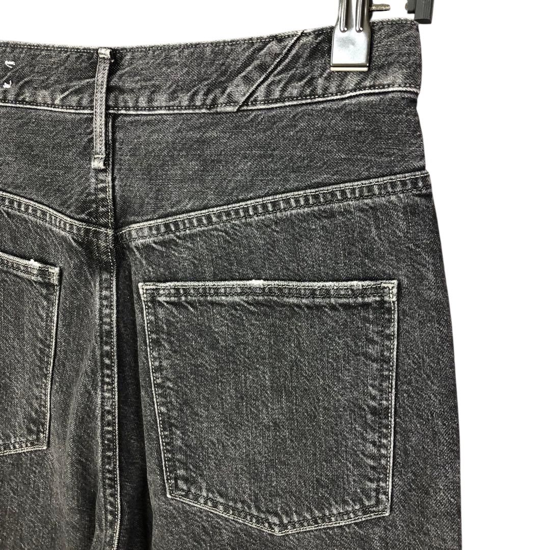 ストレートデニム ブラック