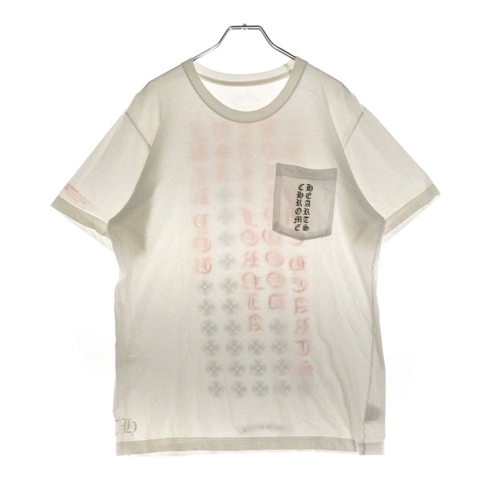 美品 クロムハーツ Chrome Hearts Pink Logo Tee Chrome Hearts Pink Scroll Logo Tee - SHENGLI ROAD MARKET