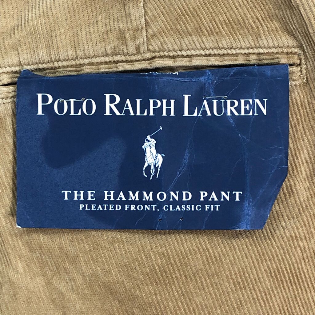 デッドストック 90年代 Polo by Ralph Lauren ラルフローレン HAMMOND 