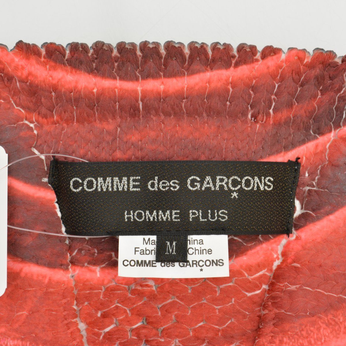 COMMEdesGARCONSHOMMEPLUS】24SS PM-N003 グラフィックデザイン ニット  