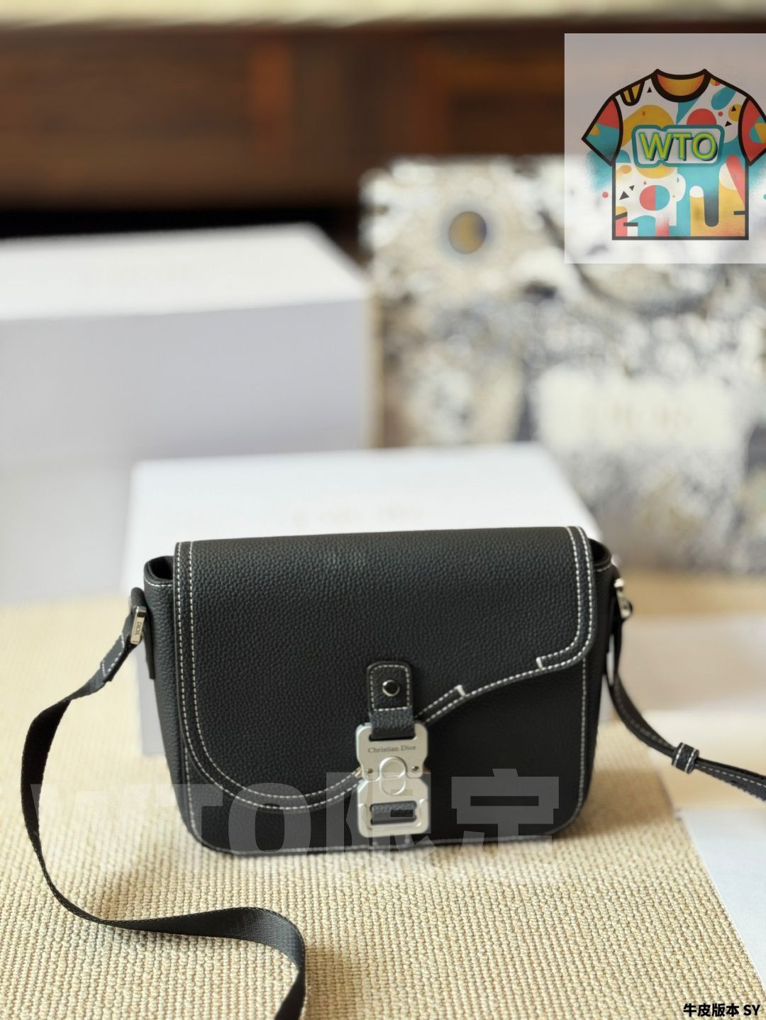 BIG SALE！ 今日 Dior Saddle Pouch Unisex Bag - ディオール サドル ポーチ ユニセックス バッグ-WTO輸入1