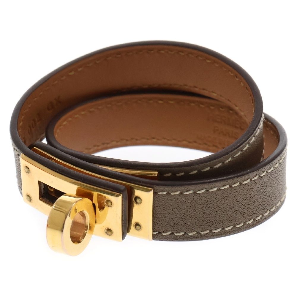 HERMES (エルメス) ケリードゥブルトゥール レザーバングル