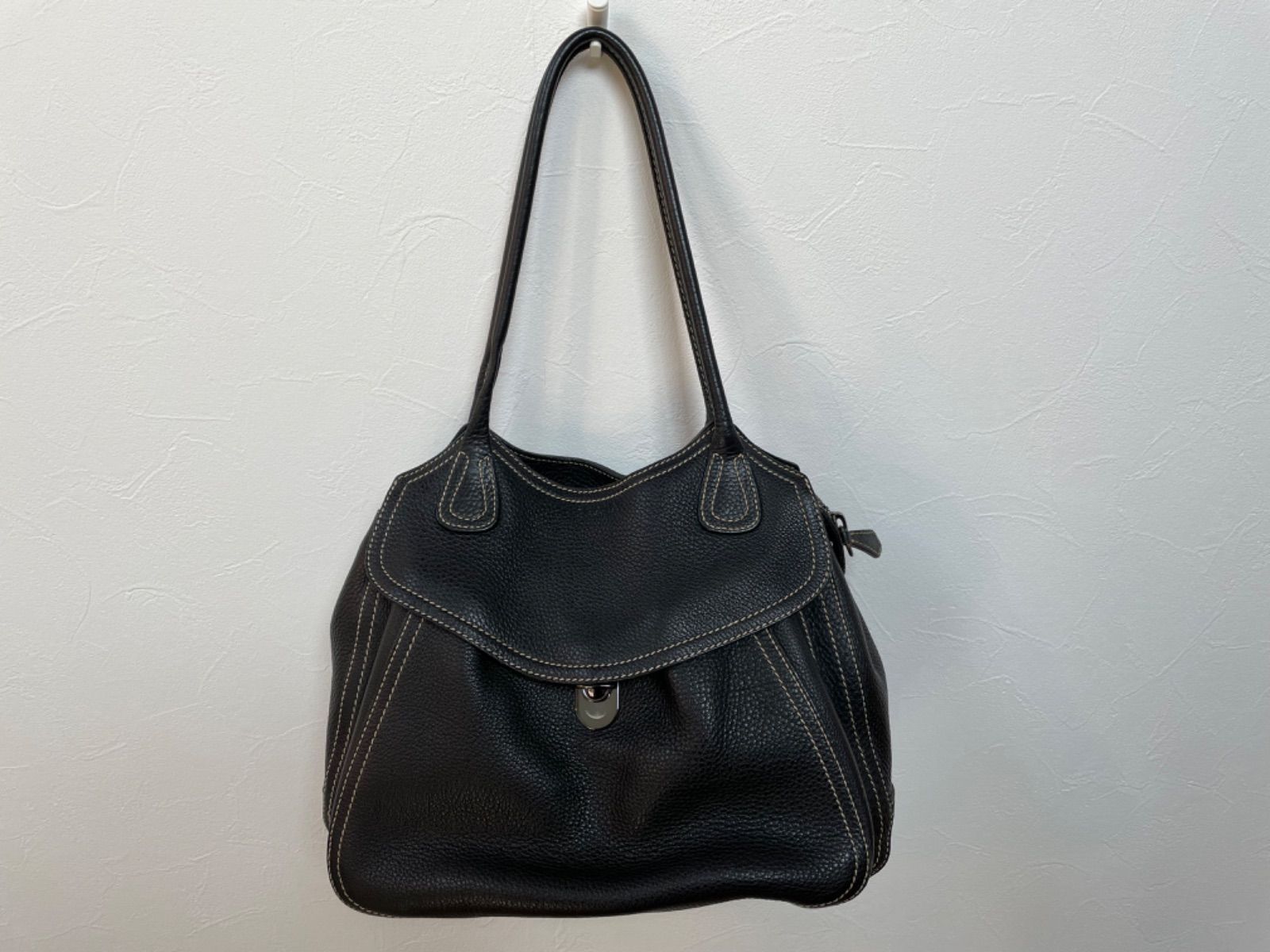 PRADA プラダ ヴィッテロダイノ トートバッグ ワンショルダー シボ革 