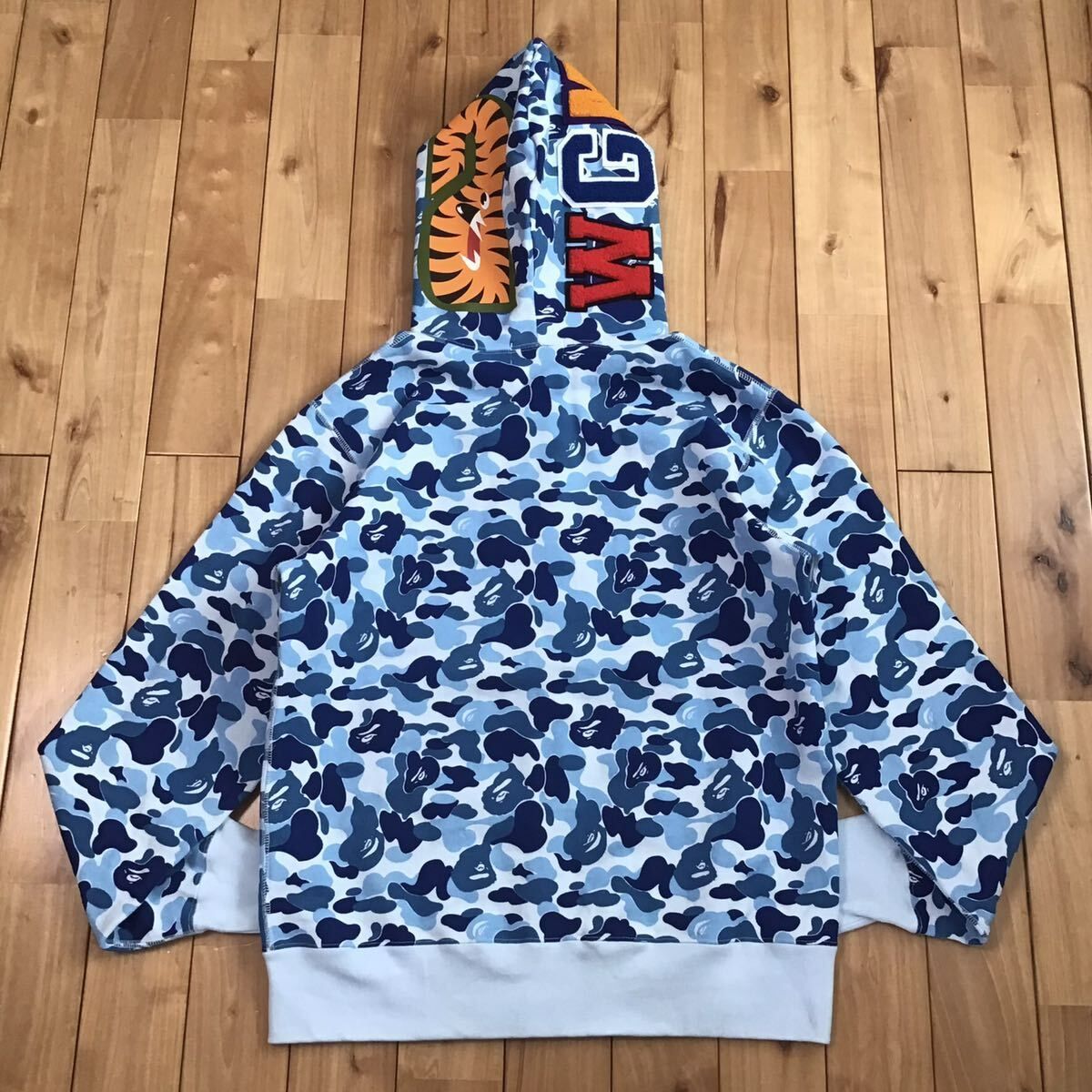 ☆XL☆ ABC camo Blue シャーク パーカー shark full zip hoodie a bathing ape BAPE エイプ  ベイプ アベイシングエイプ ABCカモ - メルカリ