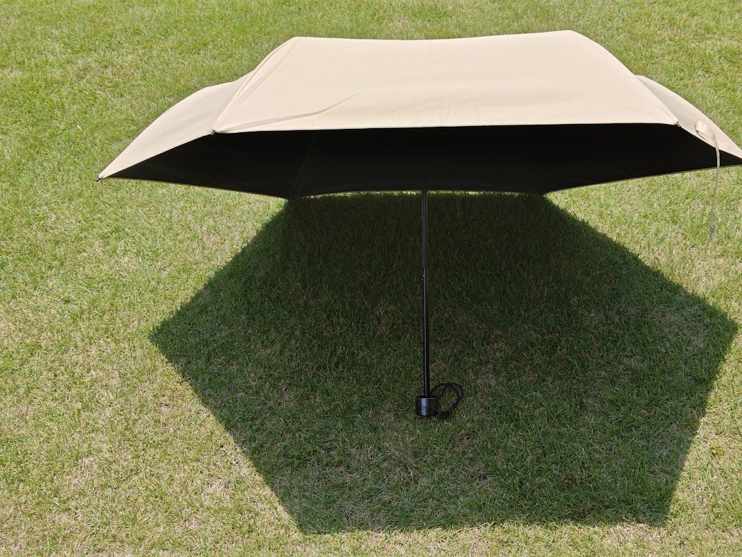 ダンロップ サマーシールド 晴雨兼用 折畳傘 ベージュ OGD201