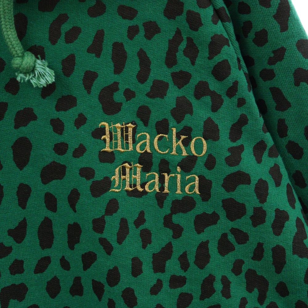 WACKO MARIA 22AW レオパード柄 プルオーバーパーカー L WACKO MARIA