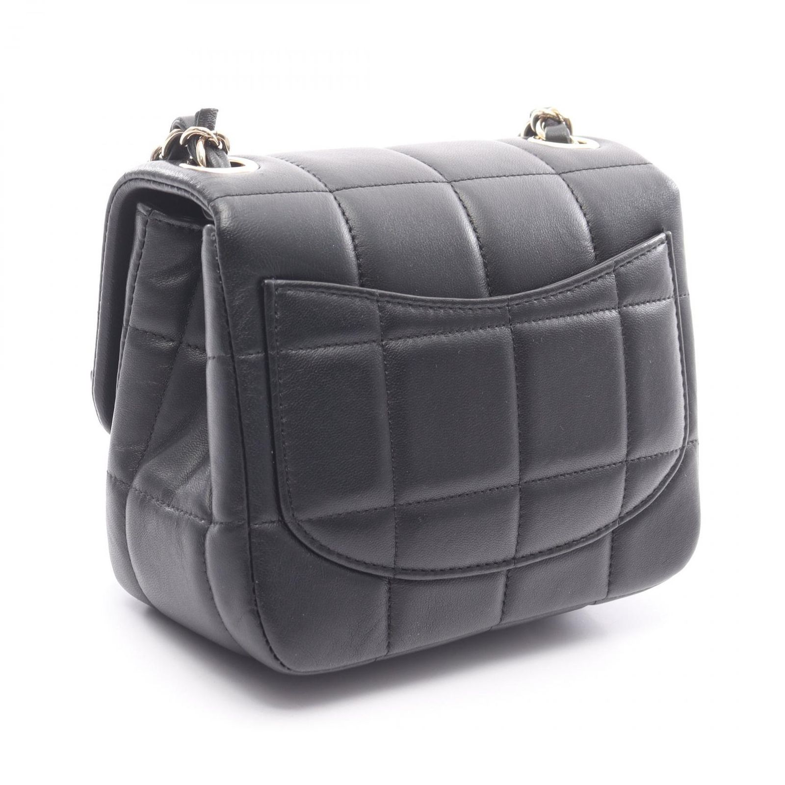 シャネル CHANEL ショルダーバッグ チョコバー ミニフラップ