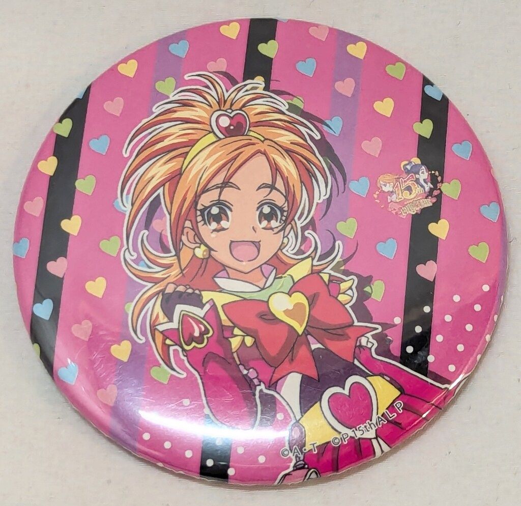 プリキュア　15周年ライブ　缶バッジ プリキュア15周年アニバーサリーライブ 15☆Dreams Come True 缶