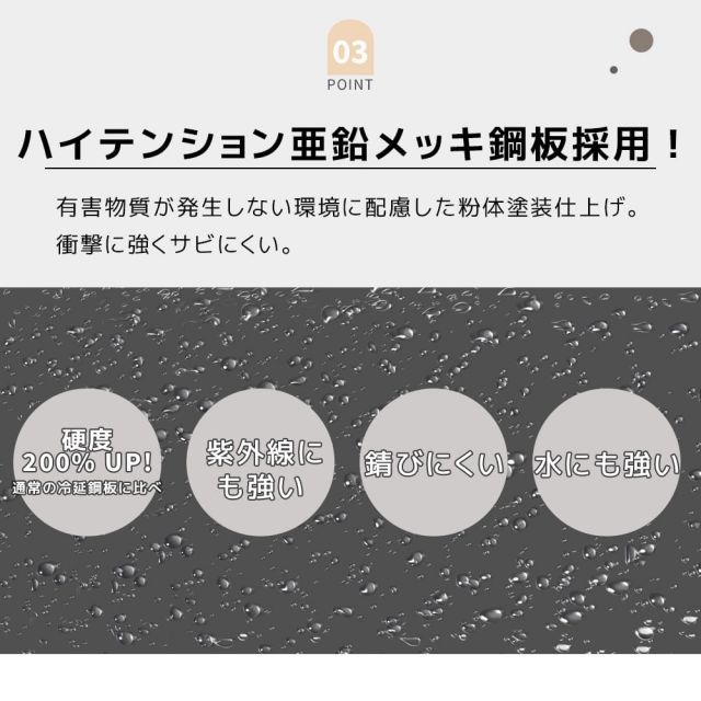 屋外 スチール物置