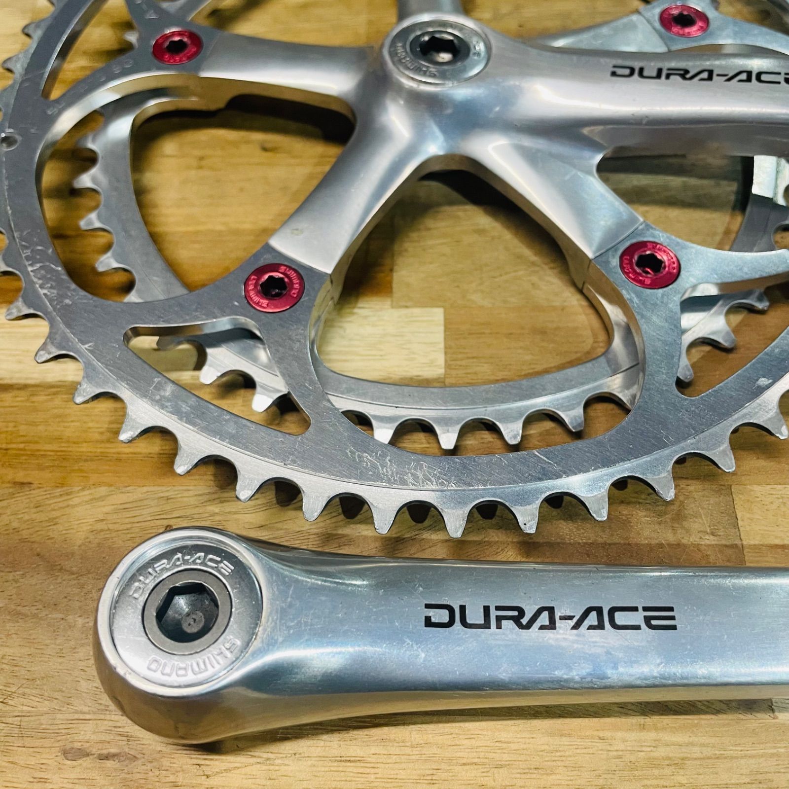 希少】 シマノ デュラエース FC-7410 クランクセット Dura-Ace 170mm 52-42T SHIMANO フィキシングボルト付 スクエアテーパー  PCD130 - メルカリ