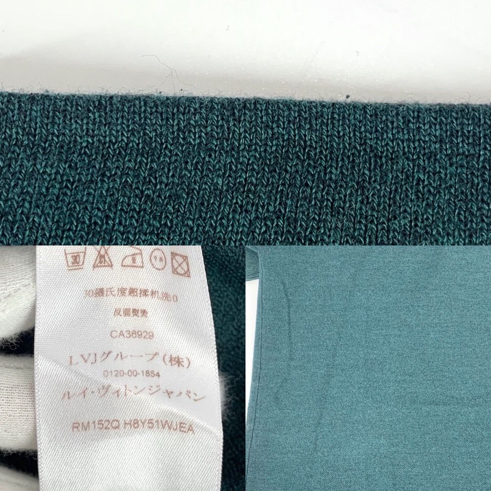 ルイヴィトン ポロシャツ メンズ 長袖 LVロゴ刺繍 トップス アパレル