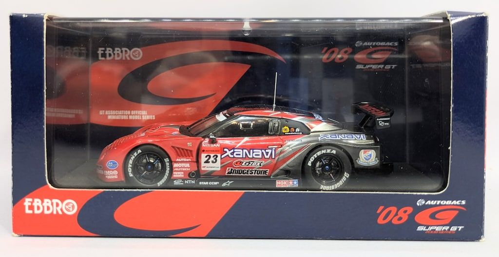 日産 - 未使用 EBBRO 2008年 XANAVI NISMO GT-R #23 Amazon | EBBRO エブロ 1/43 スーパーGT500 2008 XANAVI NISMO