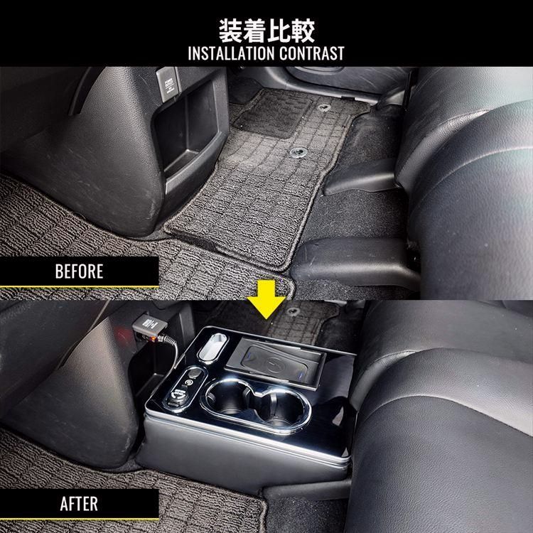 ホンダ N-WGN コンソールボックス ドリンクホルダー センターコンソール 車 収納 カー用品 カスタムパーツ 内装 HONDA N-WGN N-WGN Custom JH3 JH4 BRIGHTFACE_UK