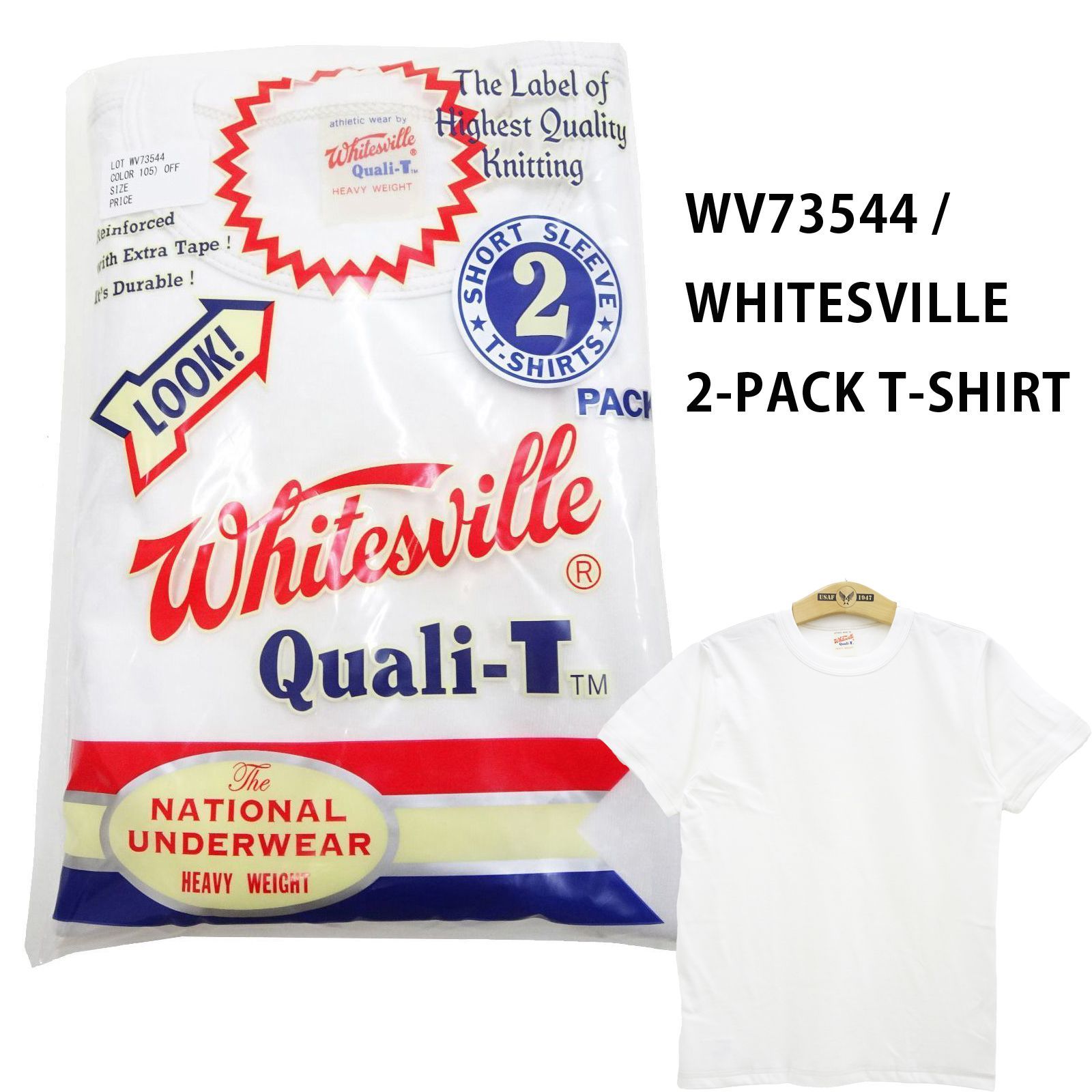 新品・送料無料】ホワイツビル WV73544 「2-Pack 無地 Tシャツ 
