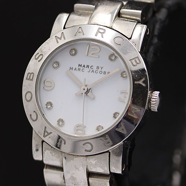 良品【マークバイマークジェイコブス】MBM3055 白文字盤 QZ レディース マークバイマークジェイコブス 腕時計 レディース エイミー