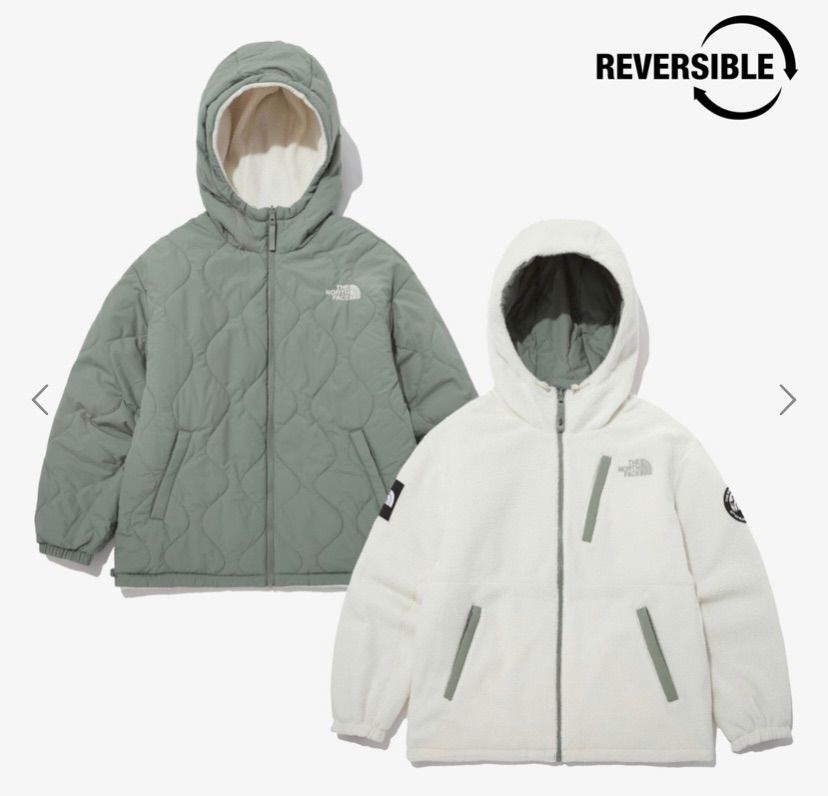 新品タグ付ノースフェイスPLAY GREEN RVS FLEECE HOODIE - ブルゾン