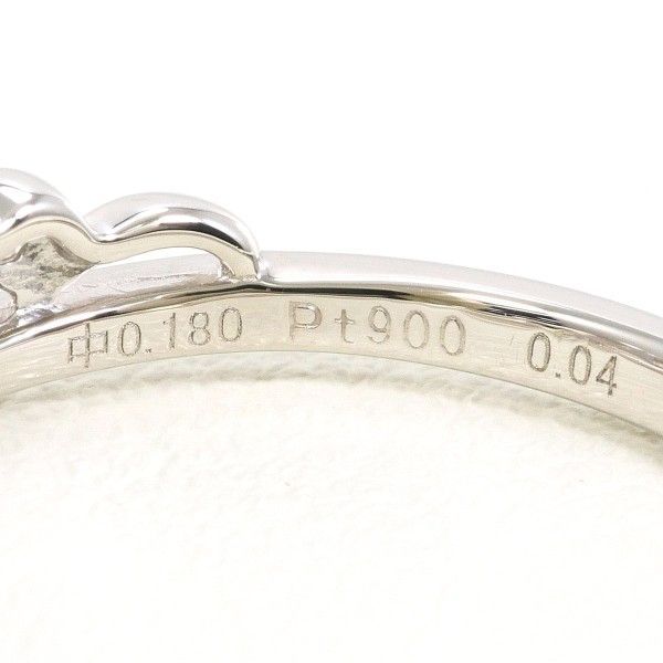 PT900 リング ring 指輪 11.5号 ダイヤ 0.180 0.04 総重量約2.7g USTAUSTRALIA_COM_AU