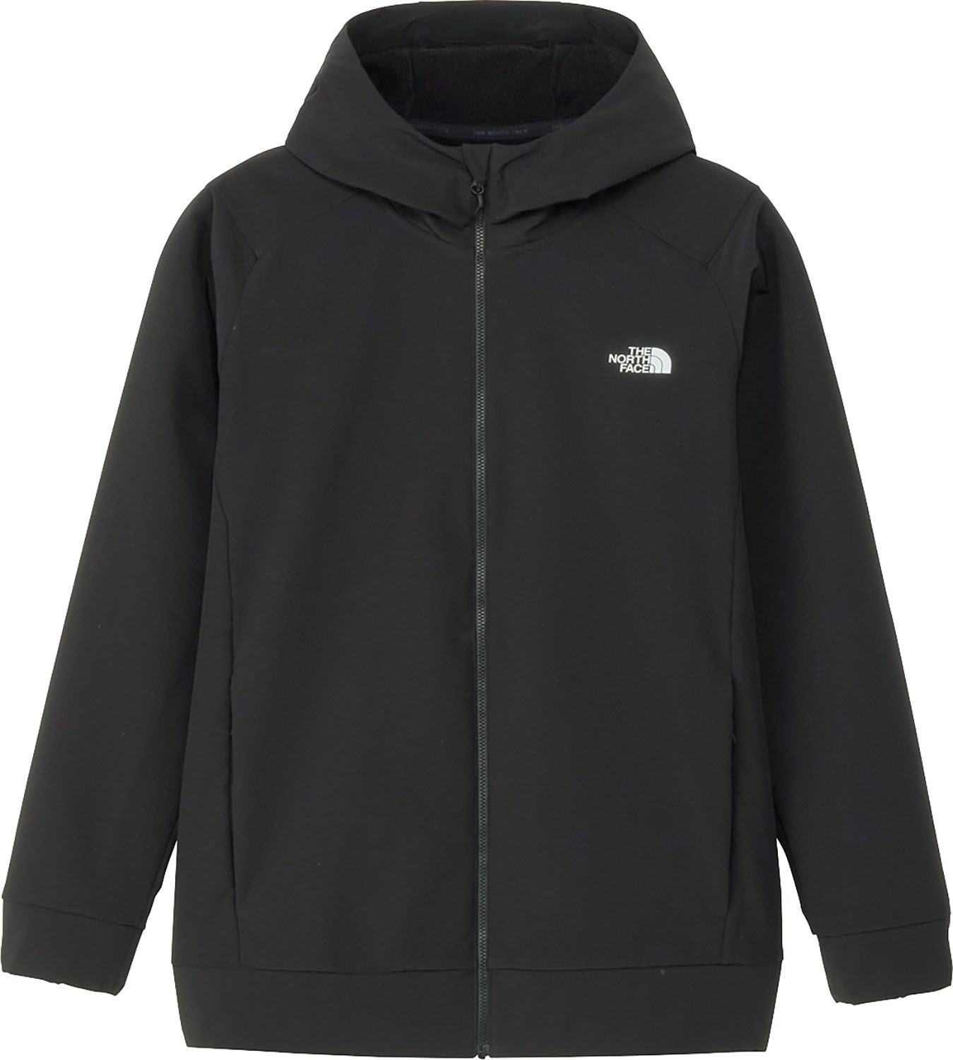 ザ ノース フェイス THE NORTH FACE アウトドア エイペックスサーマルフーディ メンズ パーカー ジャケット アウター スウェット ソフトシェル 上着 フルジップ 日常使い トレーニング 運動 保温 防風 秋冬 NL72583 K ブラック