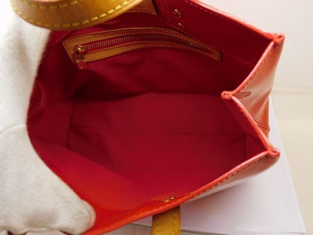 ルイヴィトン ヴェルニ ハンドバッグ リードPM　レッド系　エナメル LOUIS VUITTON ルイヴィトン ヴェルニ ハンドバッグ リードPM