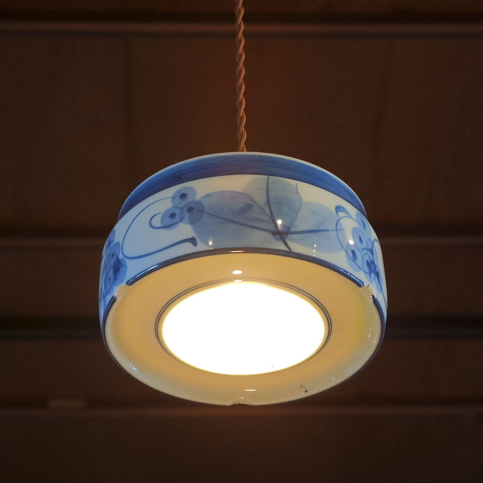 有田焼｜清陶苑｜葡萄｜染付｜ペンダントライト