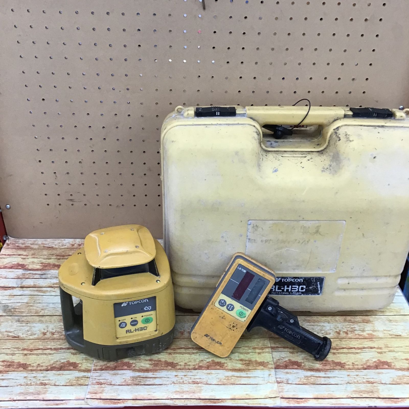 TOPCON レーザーレベル RL-H3C 調整済み(TOPCON レーザーレベル TOPCON レーザーレベル RL-H3C 調整済み(TOPCON レーザーレベル