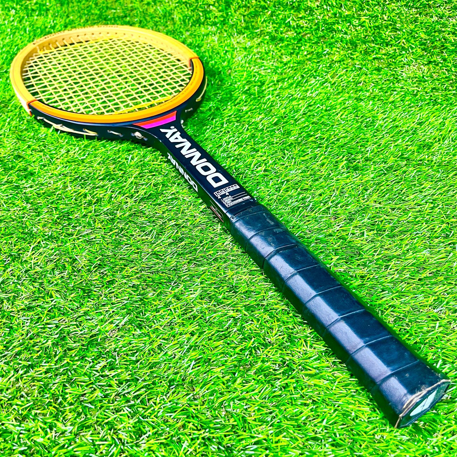 管理番号17 ドネー木製ラケット BJORN BORG カバー付き 中古現状