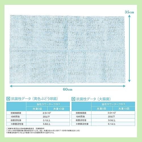 橋本クロス) カウンタークロス 薄手 900枚入 (35×60cm) ブルー 2UB